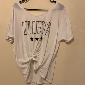Theta t shirt! In white size M
